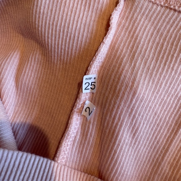 NWOT Pink Martini Cropped Tank Top by Golden Hour Size XS 100% Cotton Ribbed - Picture 8 of 8